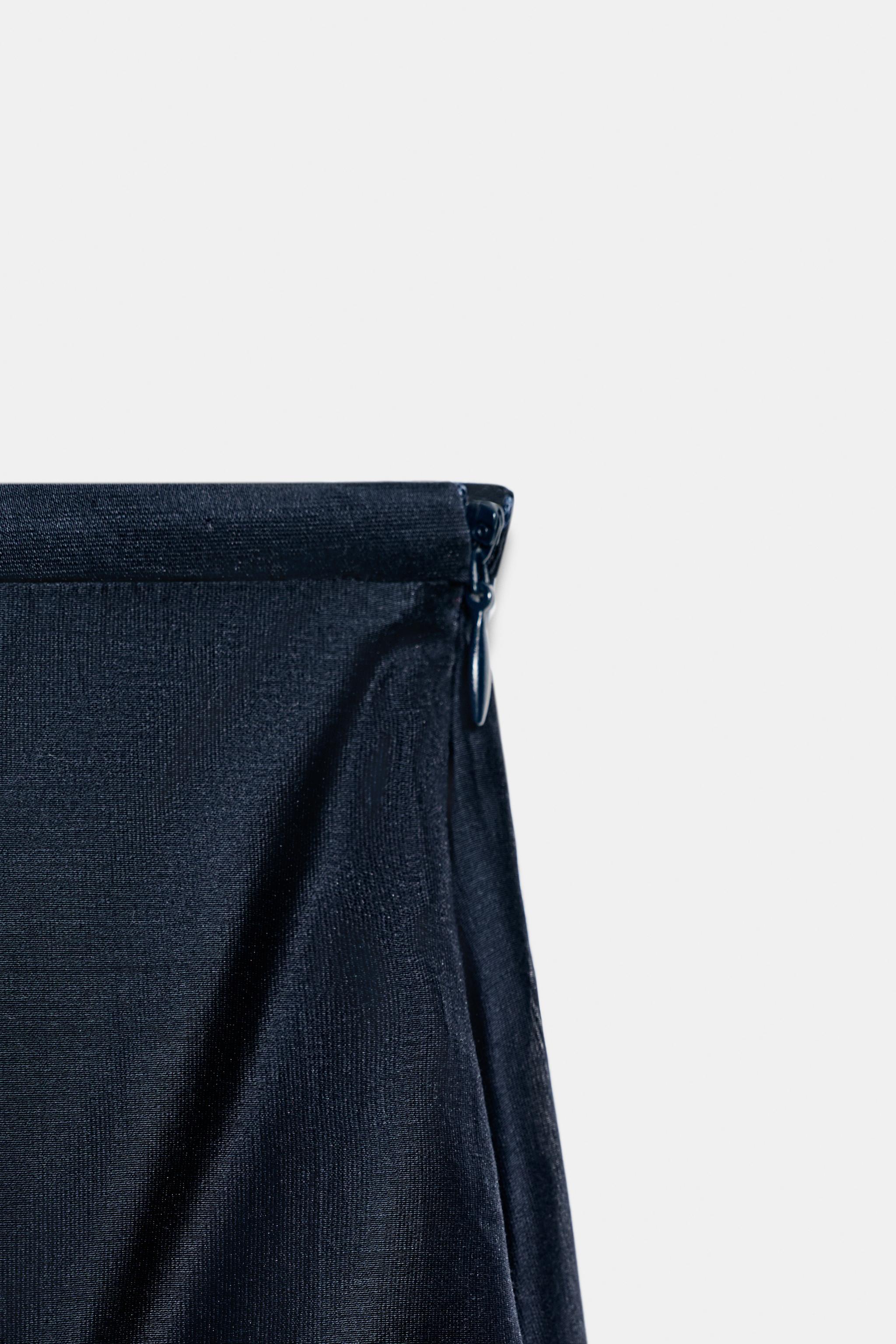 Zara ZW COLLECTION DÖKÜMLÜ ETEK görsel 7