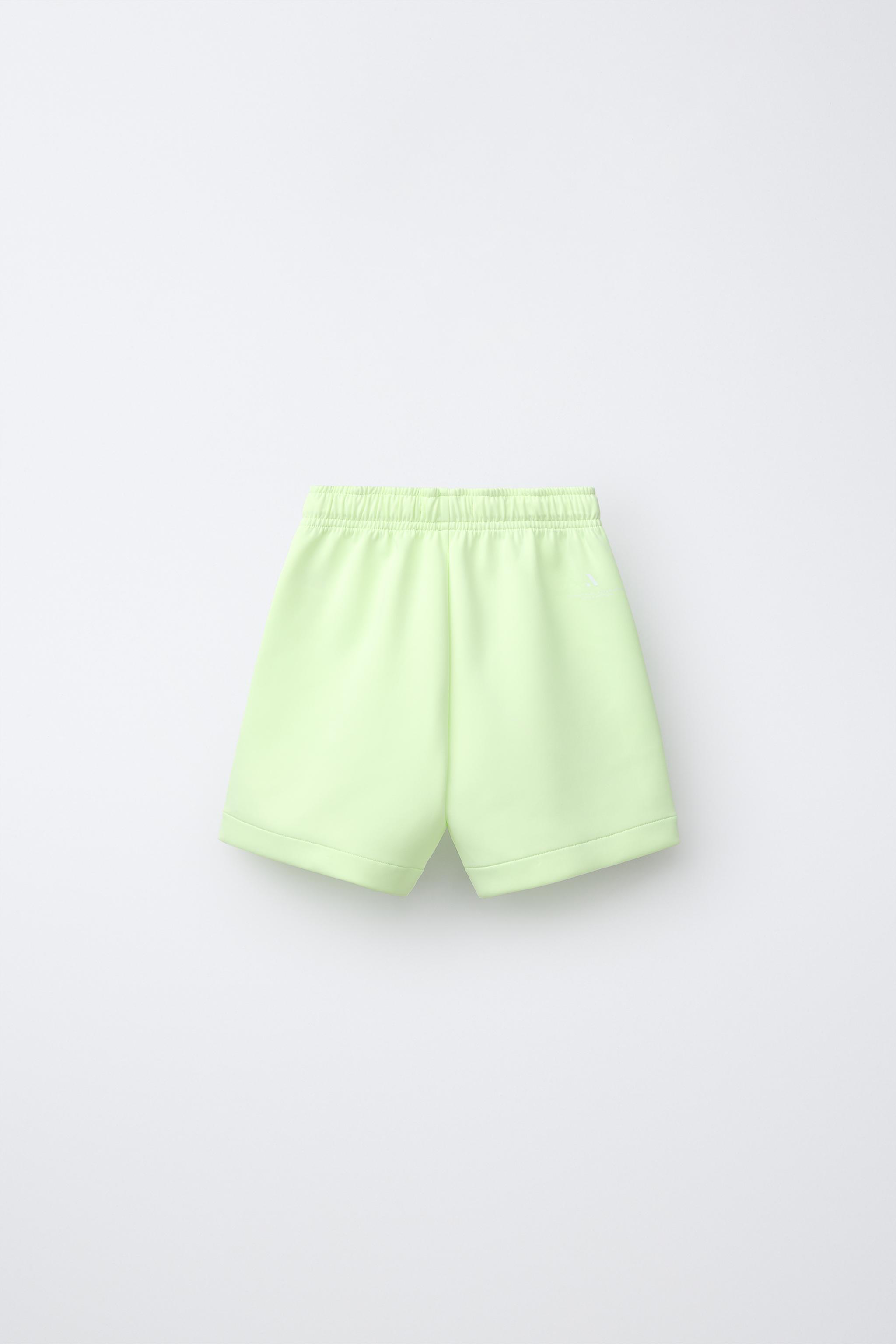 NEON NEOPRENE ATHLETIC SHORTS