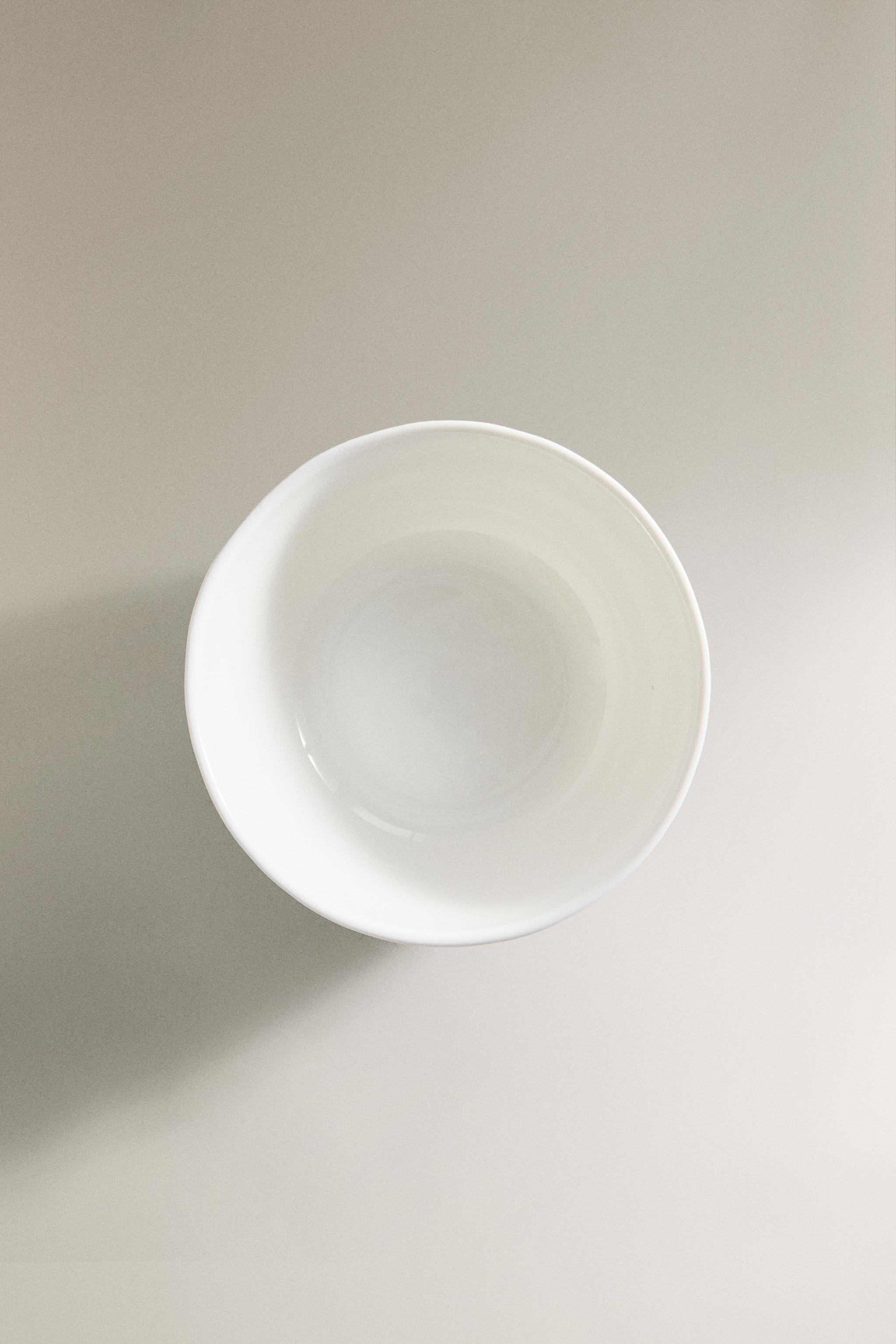 WHITE GLASS BOWL