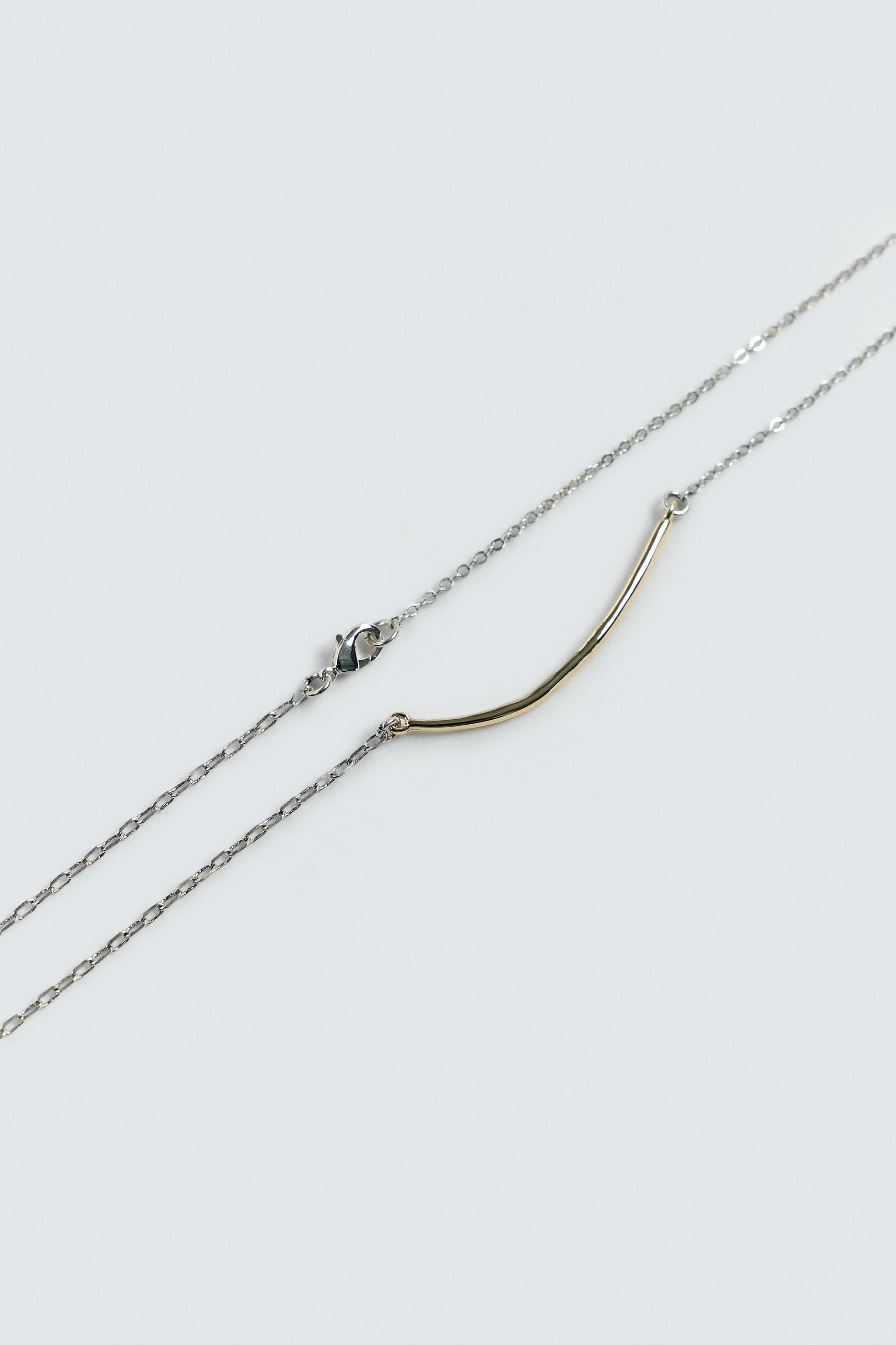 CHAÎNE AVEC PENDENTIF COMBIN