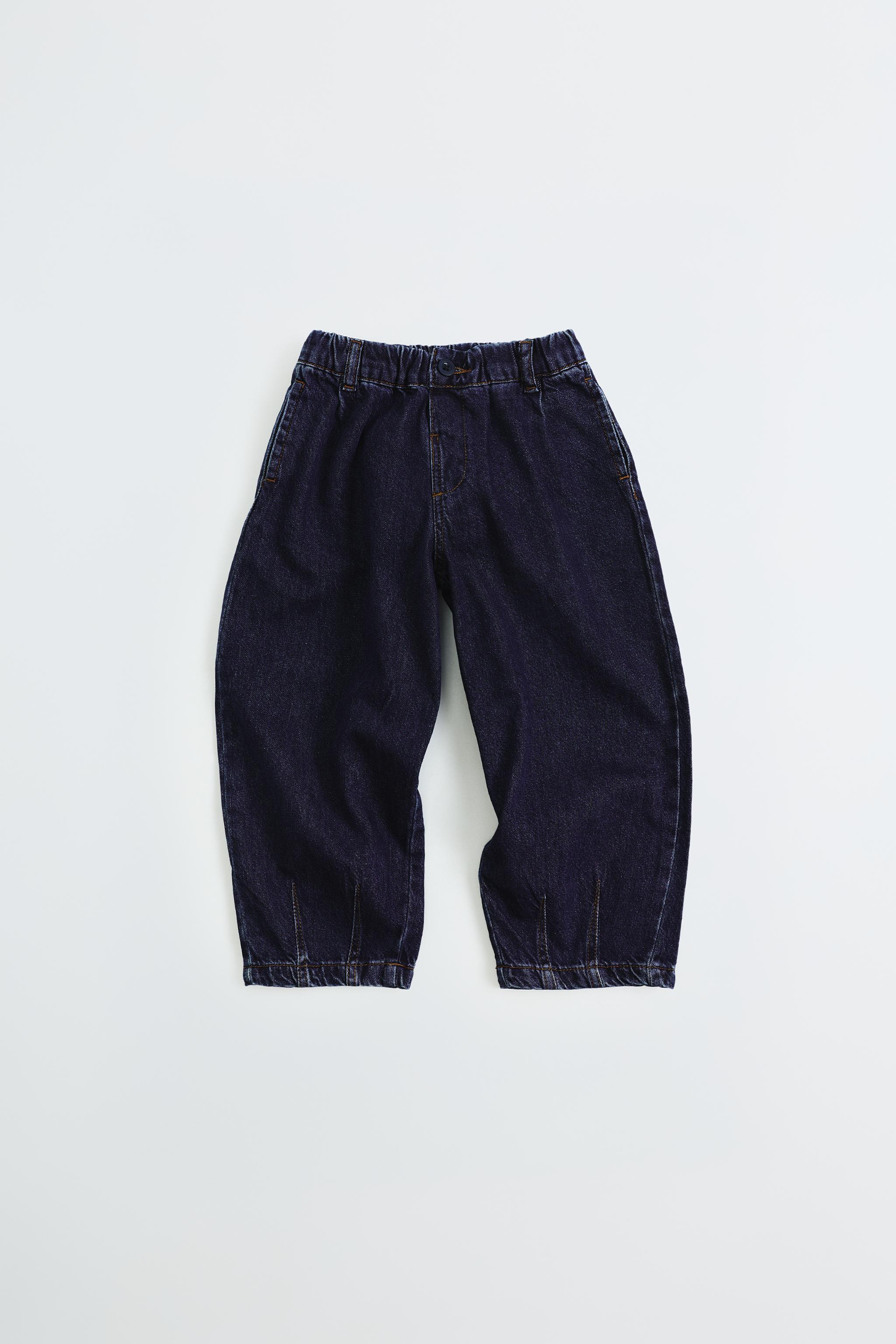 ZARA TIMELESS - PLEATED STRAIGHT LEG JEANS — Indigo