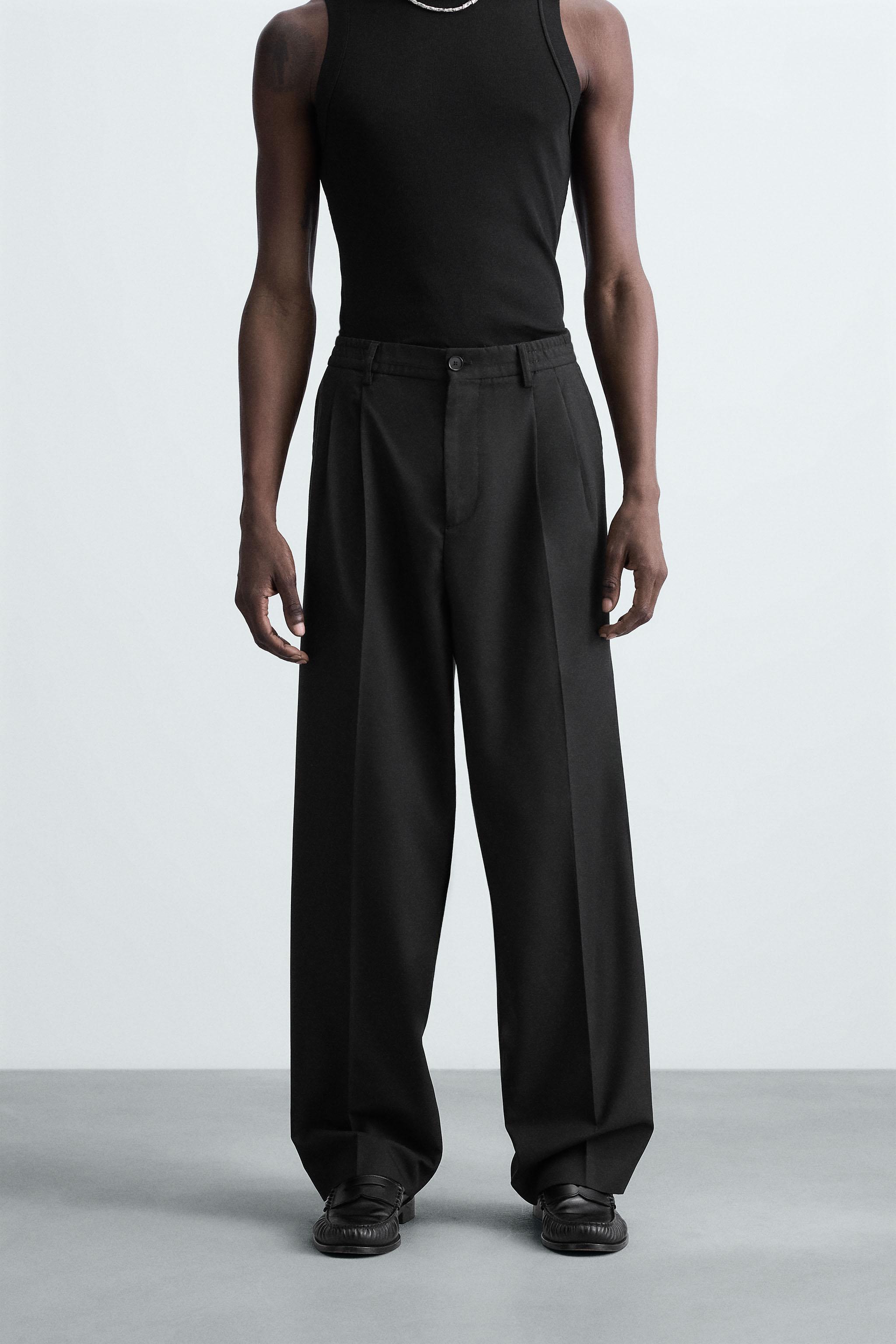 Men Wide Leg Pants | ZARA United States