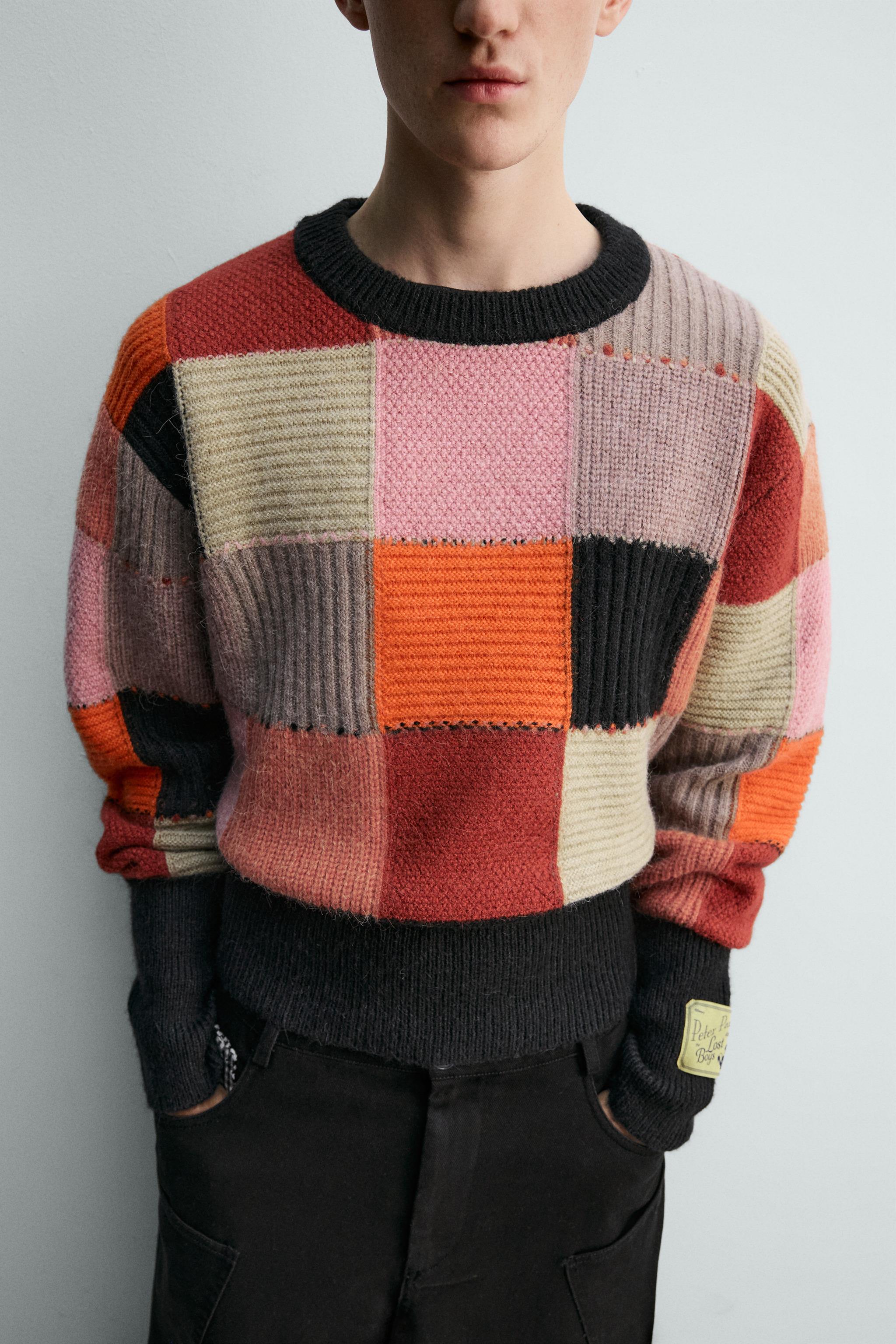 PATCHWORK JUMPER HARRY LAMBERT FOR ZARA X DISNEY