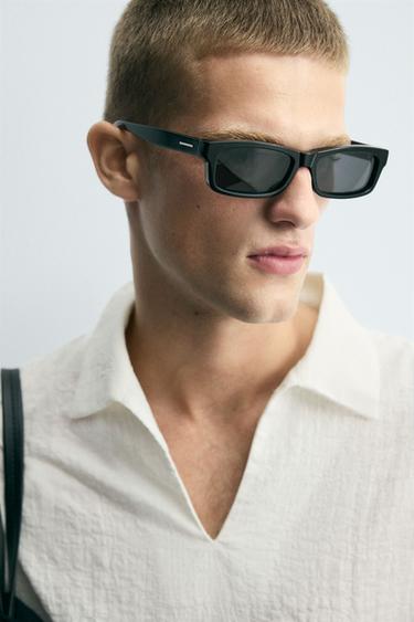 TEXTURED POLO SHIRT - White by Zara - Image 4