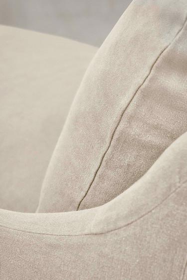 LOVESEAT 01 LINEN COVER - Light beige by Zara - Image 3