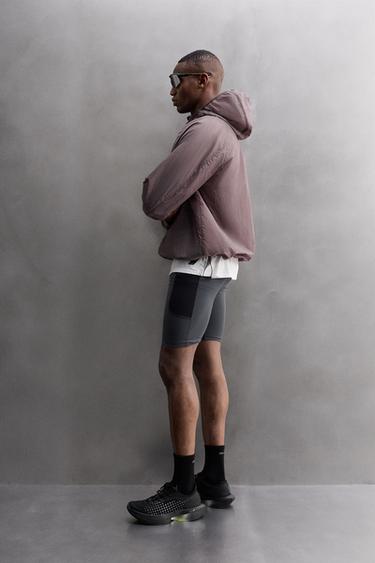 REFLECTIVE WINDBREAKER JACKET - Purple by Zara - Image 3