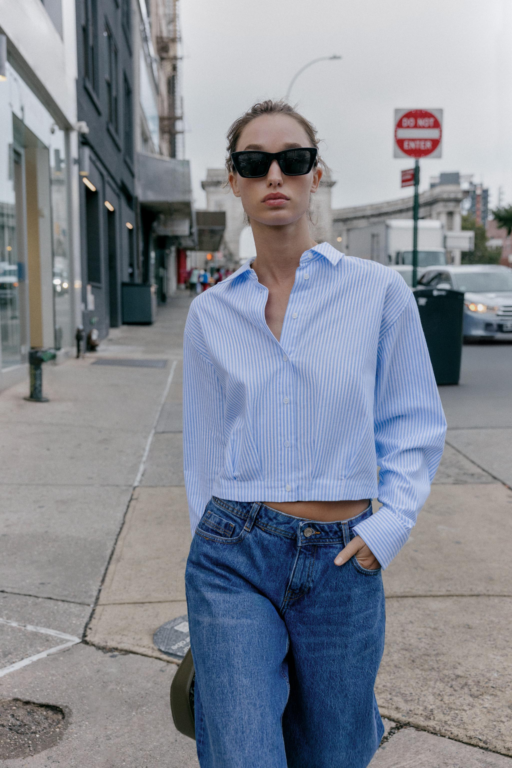 レディースクロップドシャツ | ZARA 日本 レディースクロップドシャツ | ZARA 日本