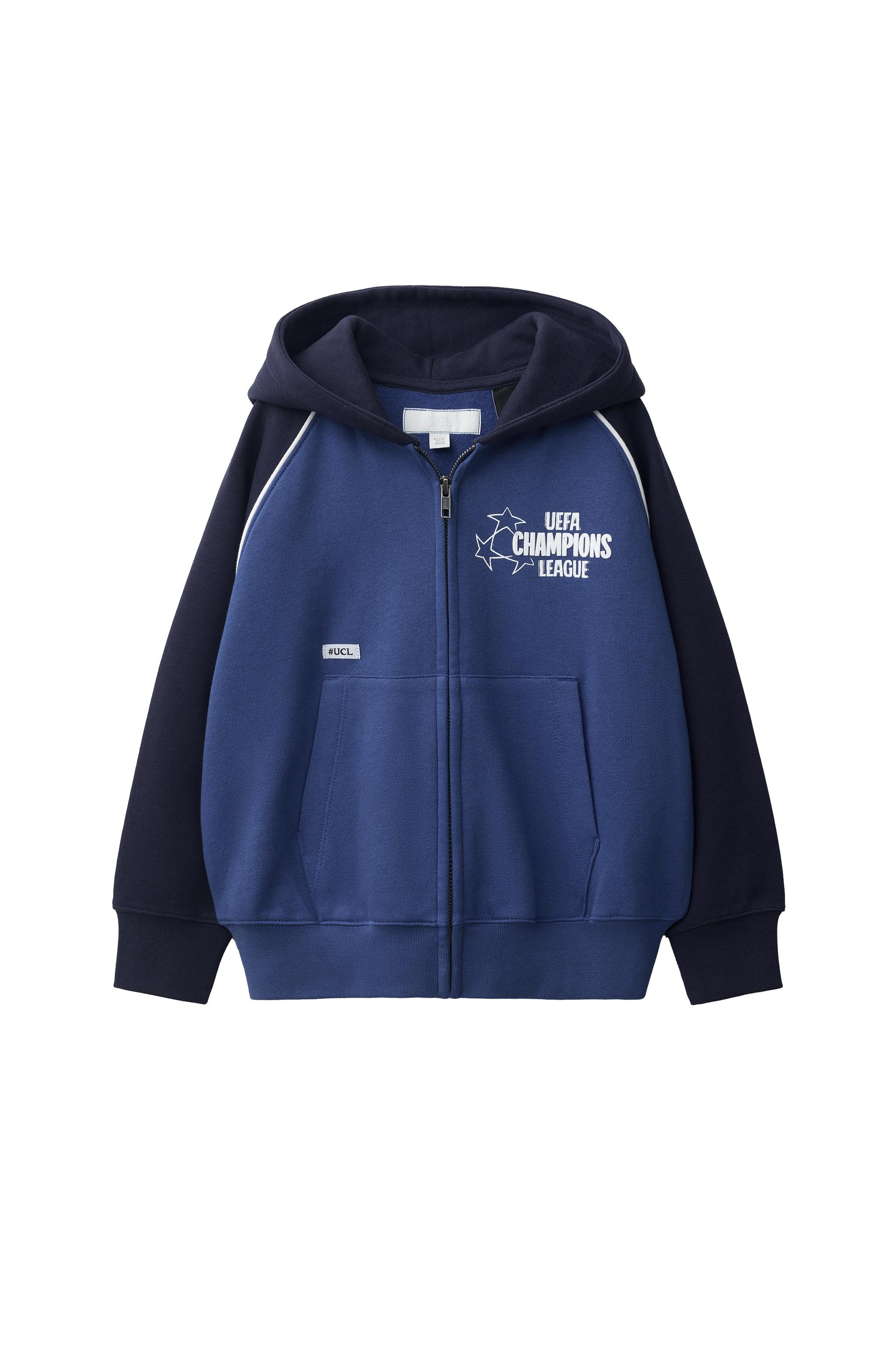 UEFA CHAMPIONS LEAGUE ® HOODIE JACKET - Blue | ZARA Iraq