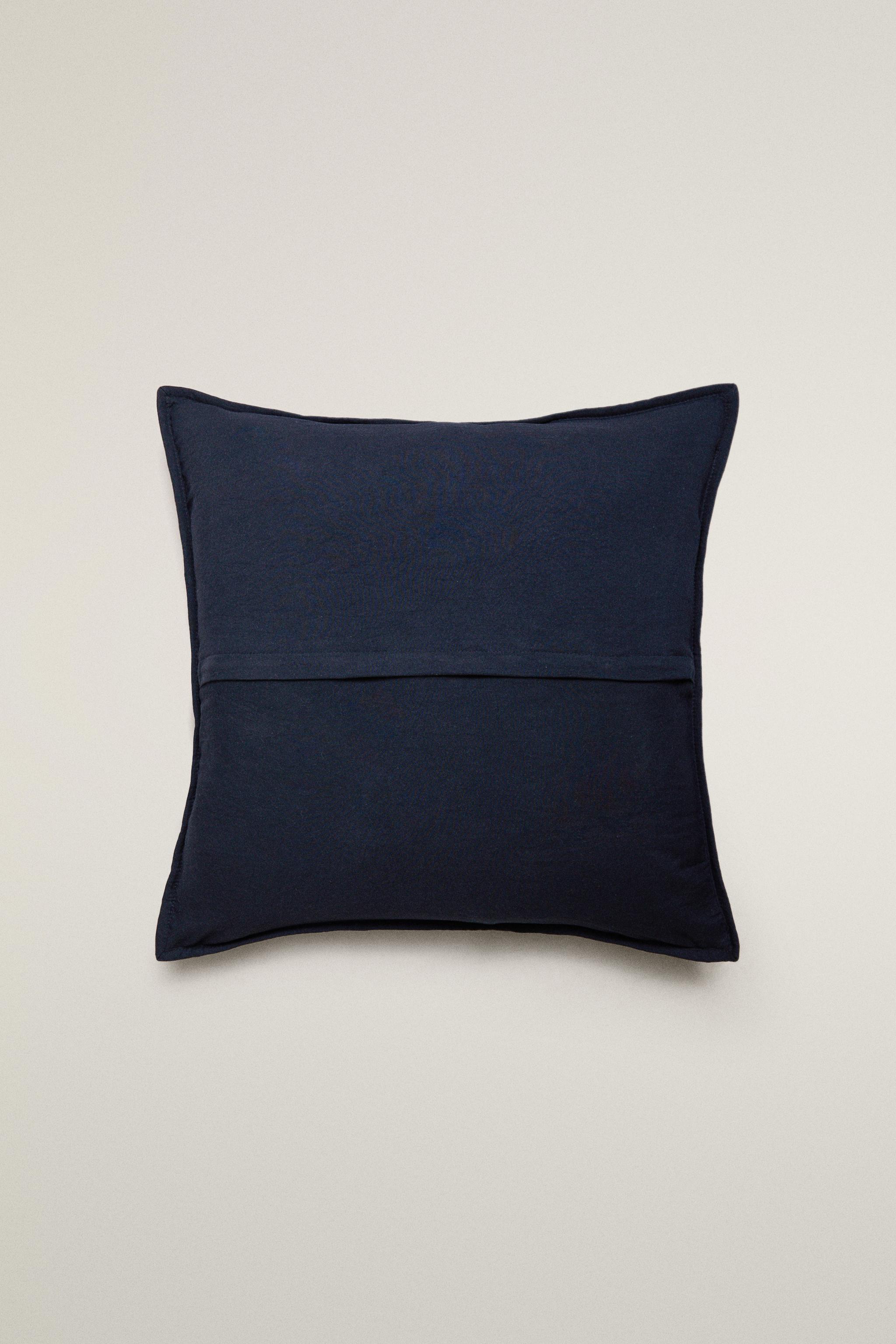 マイクロファイバー クッションカバー - MIDNIGHT BLUE | ZARA Japan
