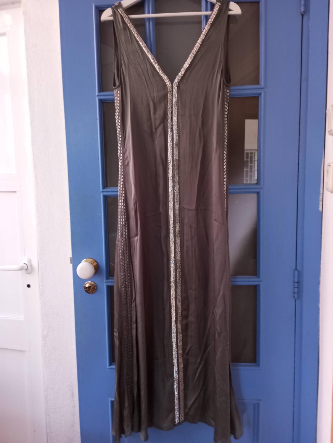SATIN DRESS WITH EMBROIDERY - LIMITED EDITION - Image 6