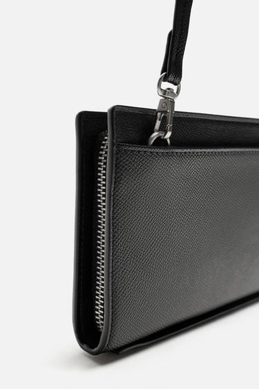 EMBOSSED XL WALLET - Black by Zara - Image 3