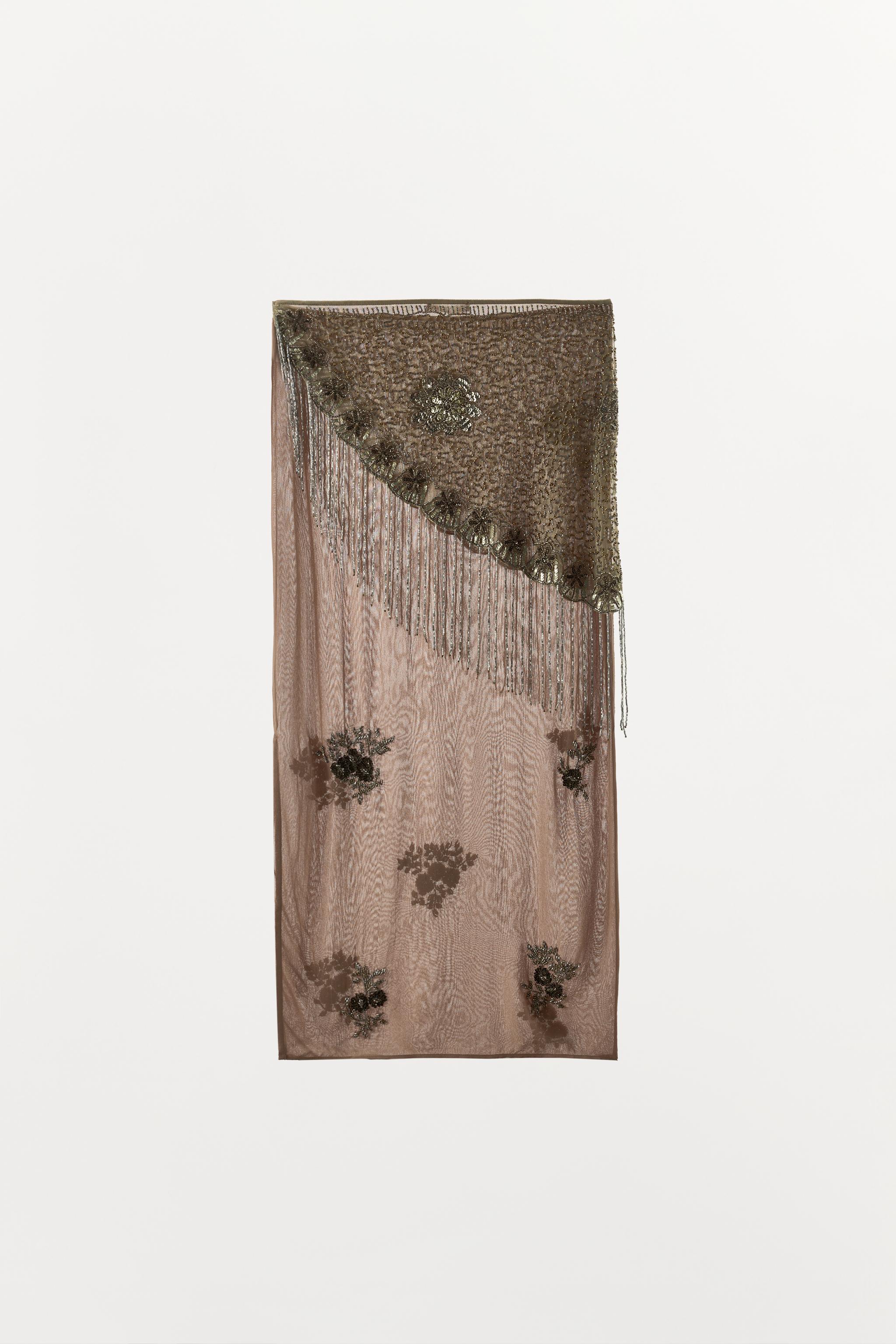 JUPE PARÉO À FANTAISIE ET FRANGES