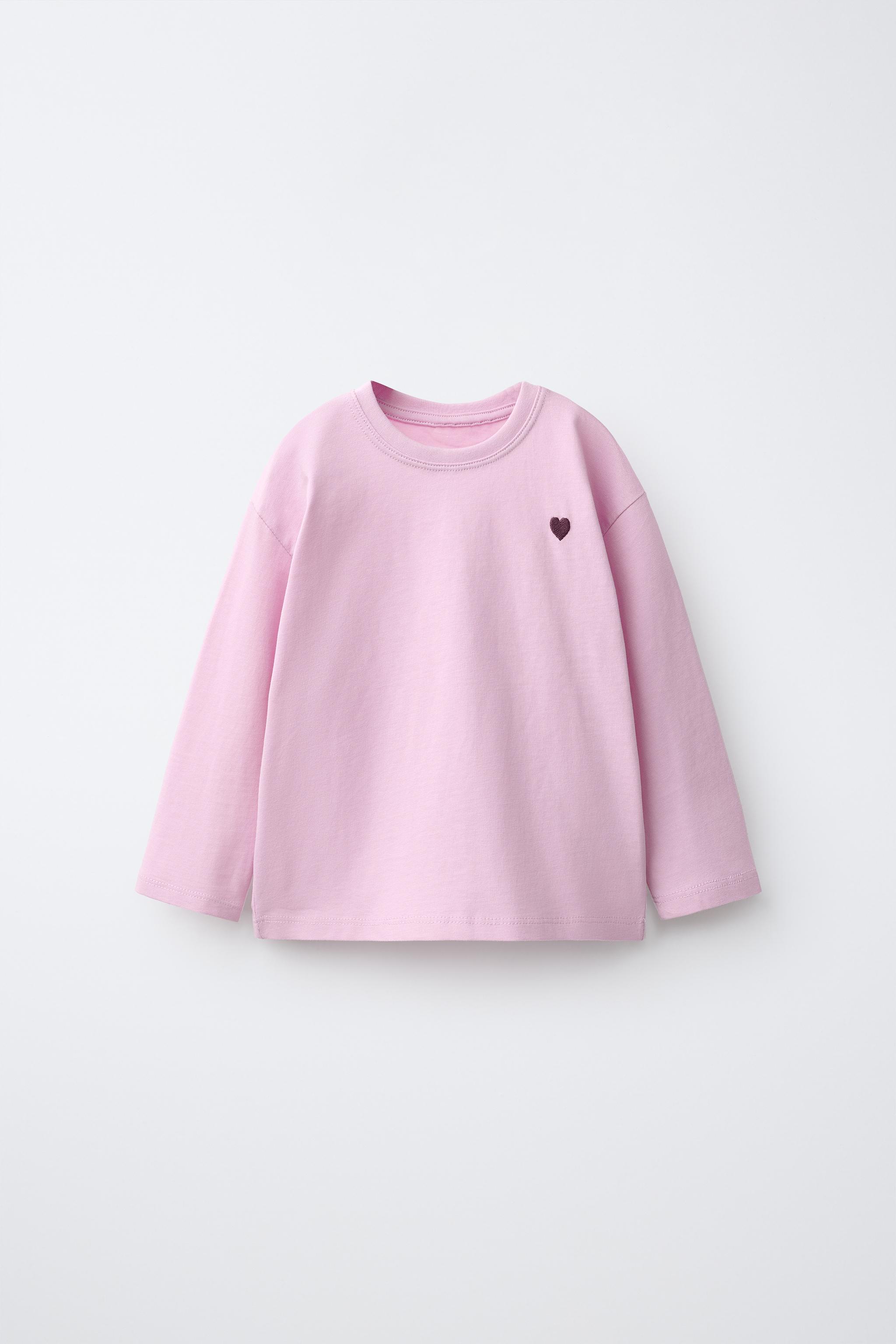 EMBROIDERED HEART T-SHIRT