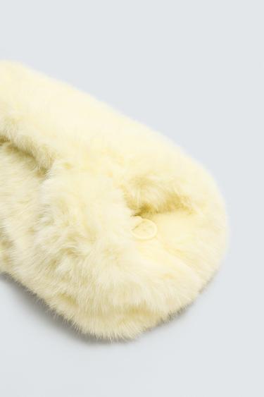 SAC ENVELOPPE EFFET FOURRURE HARRY LAMBERT FOR ZARA x DISNEY - Blanc de Zara - Image 3