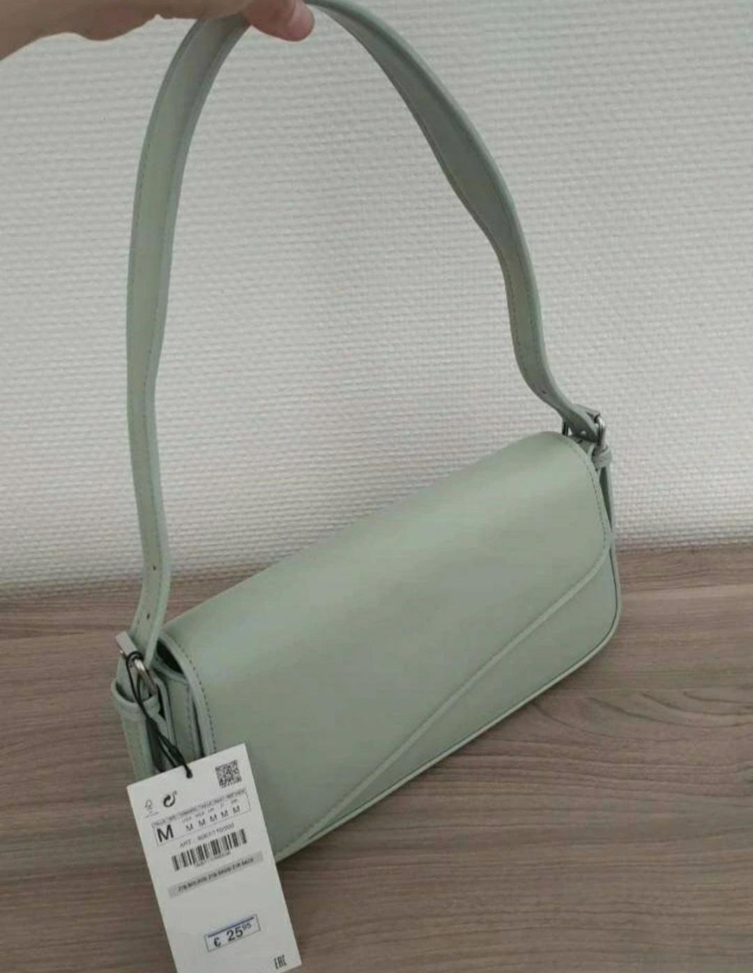 SHOULDER BAG WITH GEOMETRIC FLAP - Image 2