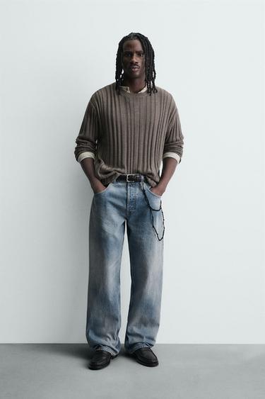 Zara Mavi / İndigo - BAGGY FIT JEAN