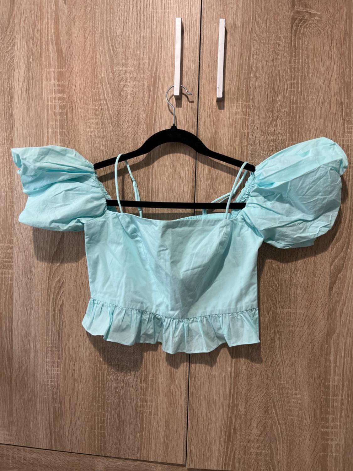 CROPPED POPLIN BODYSUIT - Image 3