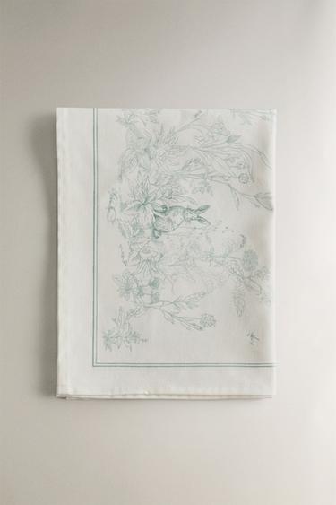 CHEMIN DE TABLE ENDUIT - Bleu de Zara - Image 4