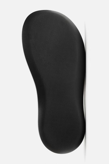 CHUNKY POOL SLIDERS - Black by Zara - Image 5