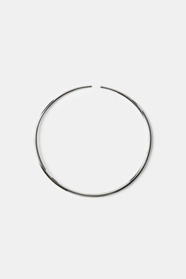 METAL CHOKER NECKLACE - Silver by Zara