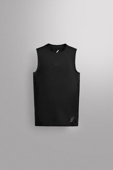 COMPRESSION TANK TOP - Black by Zara