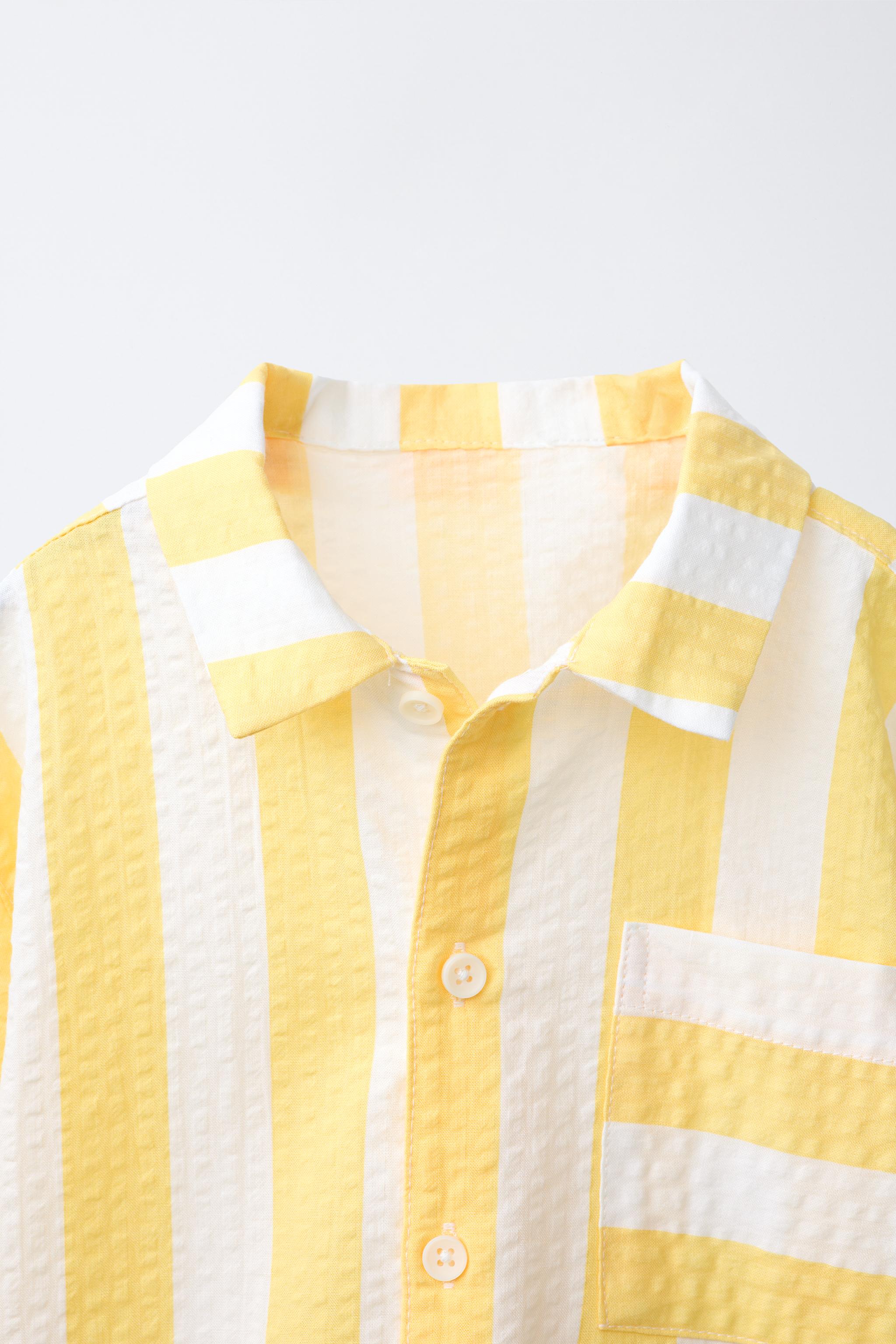 STRIPED SEERSUCKER SHIRT