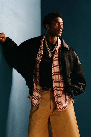 WILLY CHAVARRIA X ZARA OVERSIZE BOMBER JACKET - Black by Zara