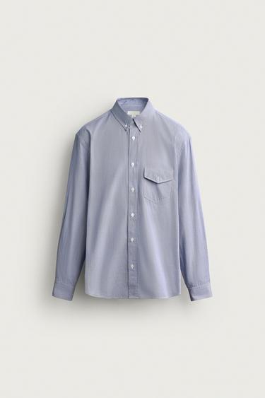 REGULAR FIT STRIPED SHIRT - striped by Zara