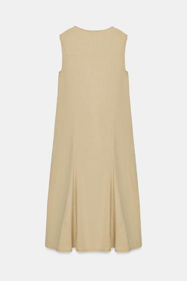 TRENCH MIDI DRESS - Oil by Zara - Image 4