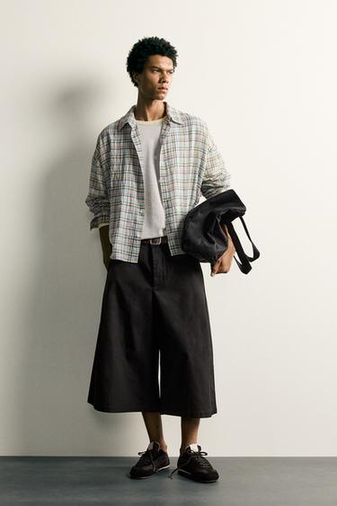 RELAXED FIT CHECK SHIRT - Multicoloured by Zara - Image 0