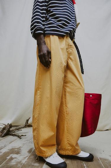 BASKETS EN TISSU AARON LEVINE X ZARA - Blanc de Zara