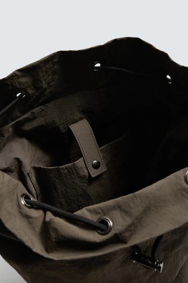 SAC SEAU TECHNIQUE - Vert kaki de Zara - Image 5