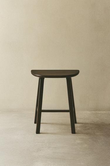PINE WOOD STOOL - Black by Zara - Image 5