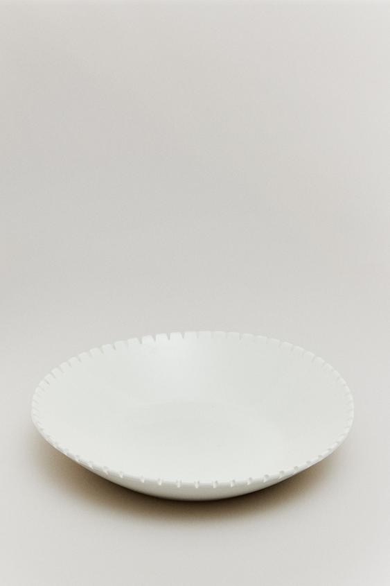 THE DENTATA PASTA PLATE - Blanco de Zara - Imagen 0