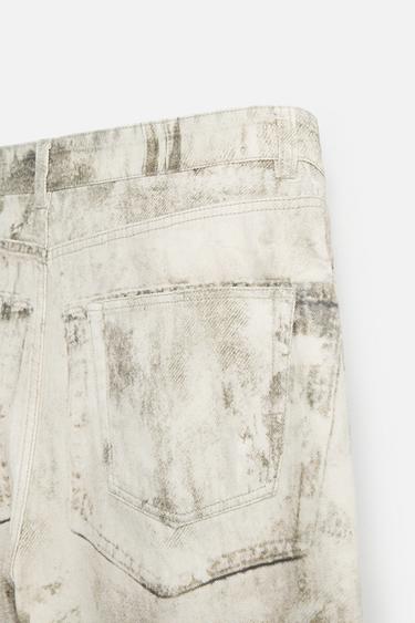 ABSTRACT PRINT TROUSERS - Khaki by Zara - Image 9