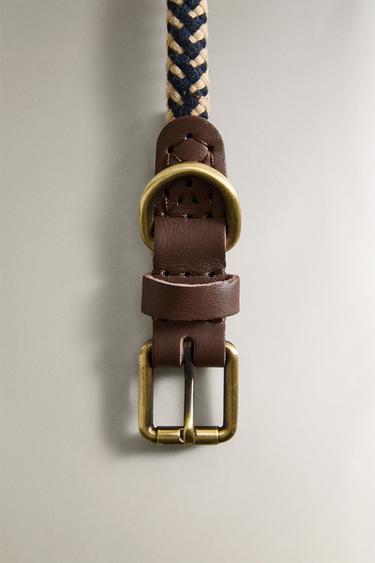 ROPE PET COLLAR - Blue by Zara - Image 1