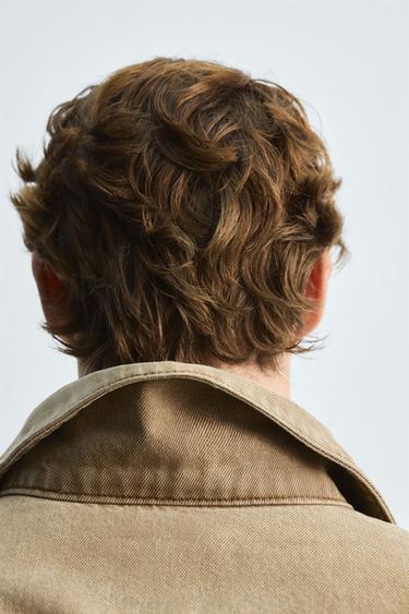 VESTE EN JEAN ÉDITION LIMITÉE - Marron clair de Zara - Image 6