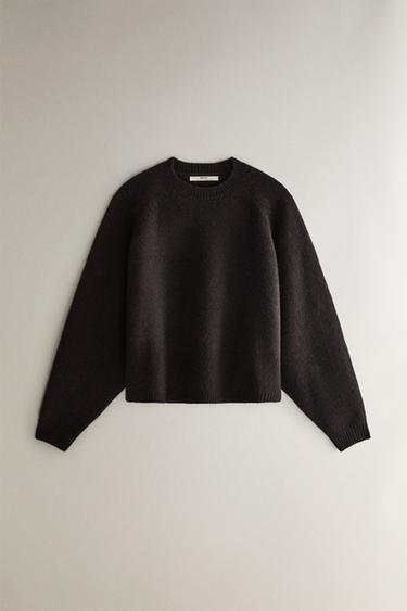 PULL EN CACHEMIRE - Marron foncé de Zara - Image 0