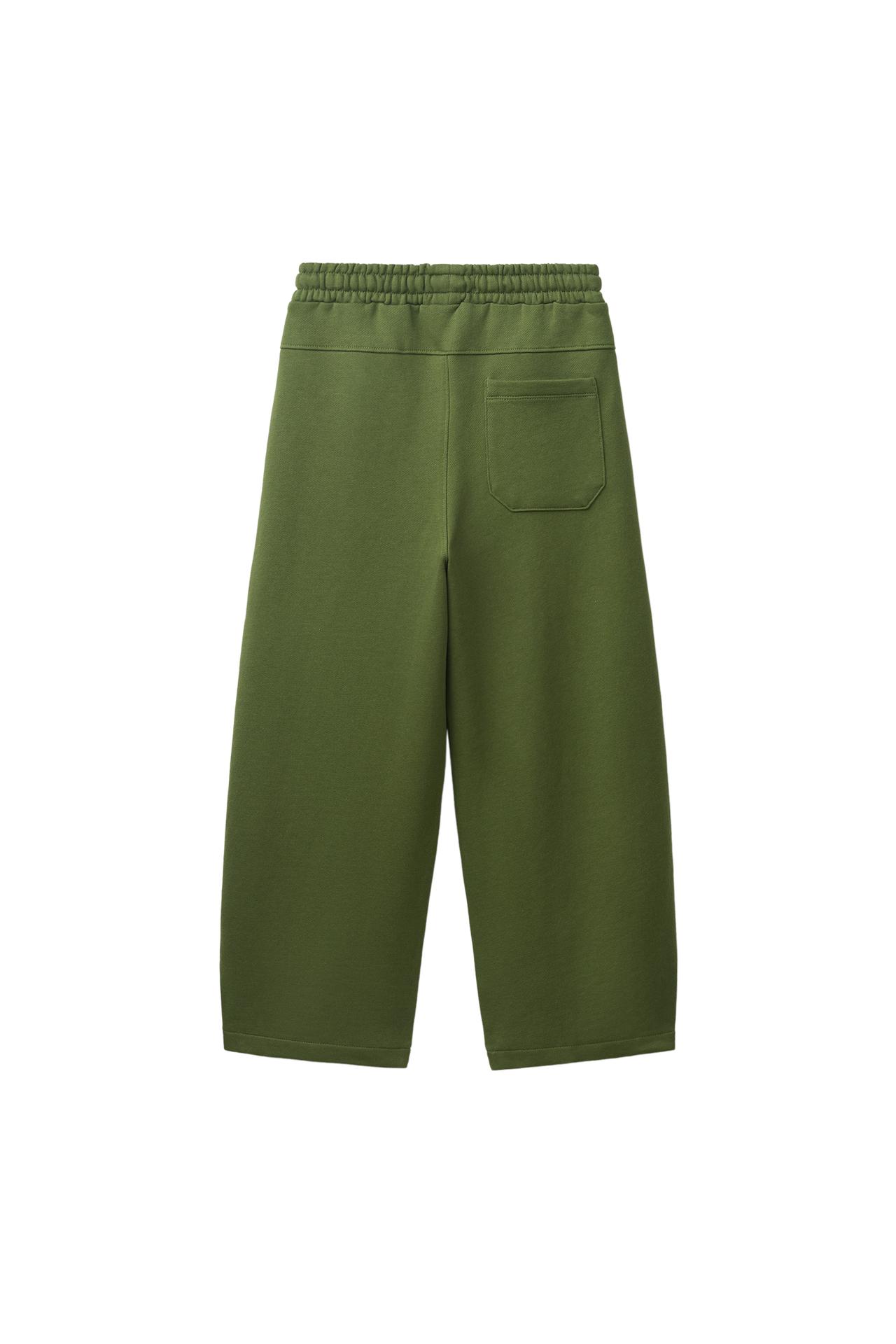 BARREL PLUSH PANTS — GREEN