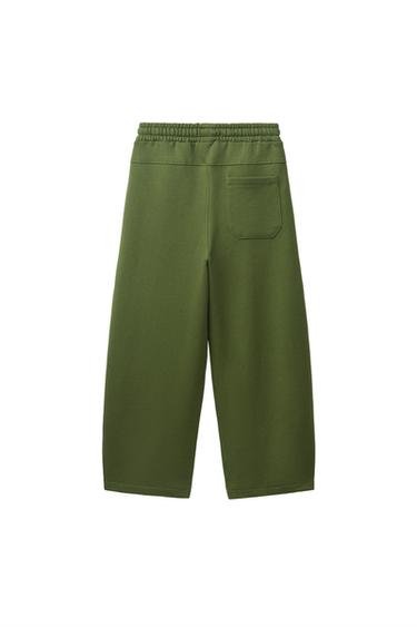 BARREL PLUSH PANTS — GREEN 2