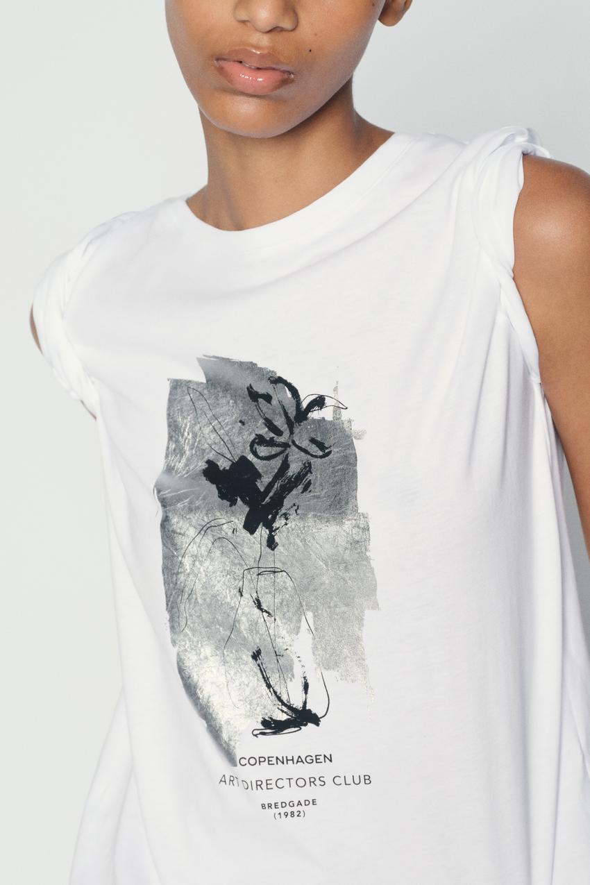 METALLIC-T-SHIRT - Silber | ZARA Deutschland / Germany