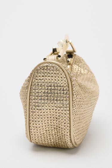 MINI SAC À ANSES MÉTALLIQUES - Doré de Zara