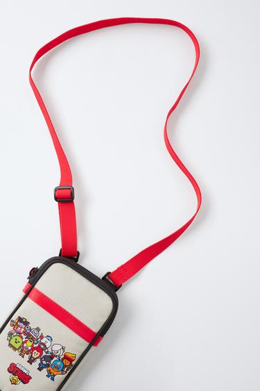BRAWL STARS © SUPERCELL OY MOBILE PHONE BAG - Grey by Zara - Image 3