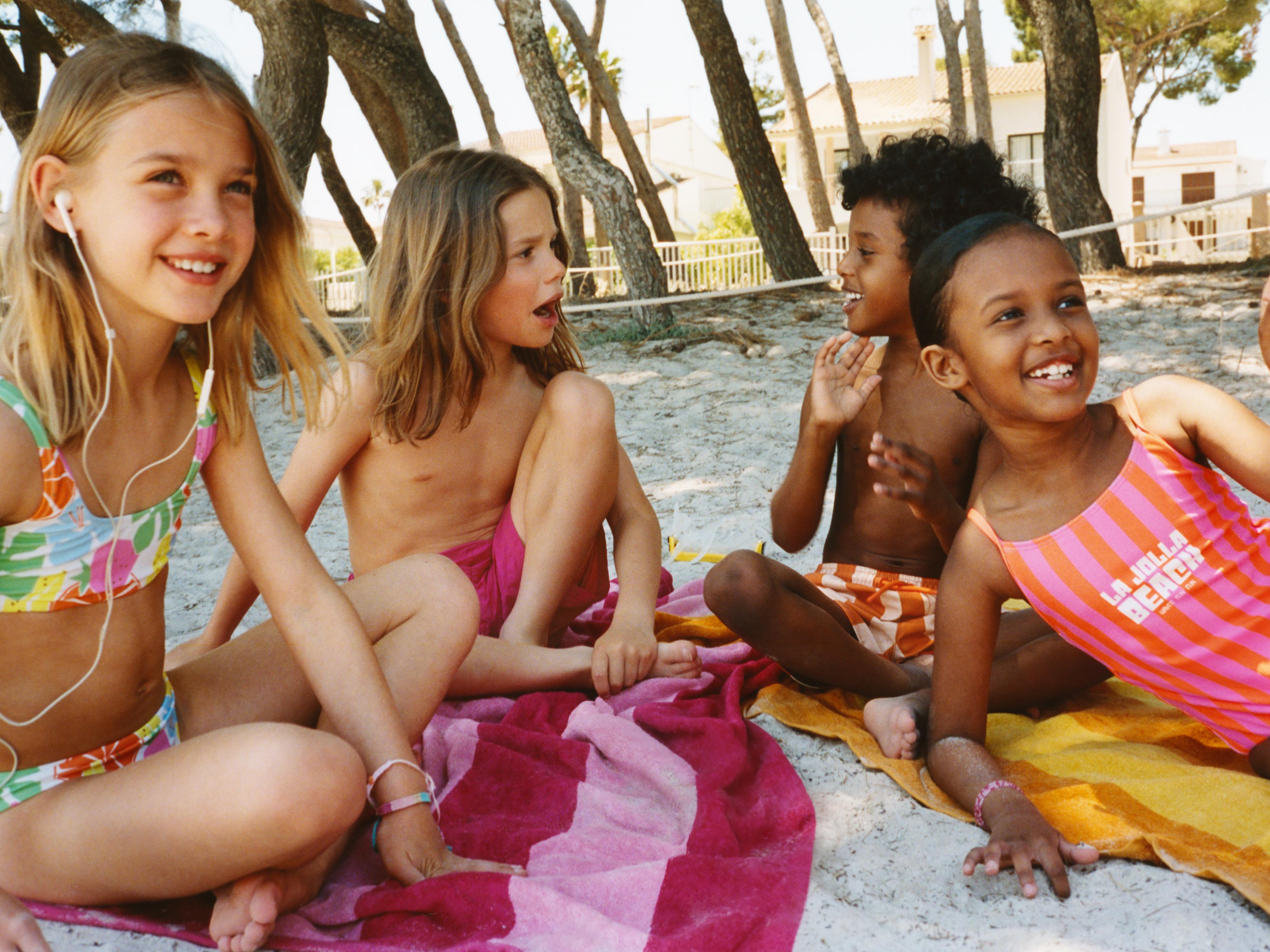 6-14 YEARS / FRUIT PRINT BIKINI — Multicolored