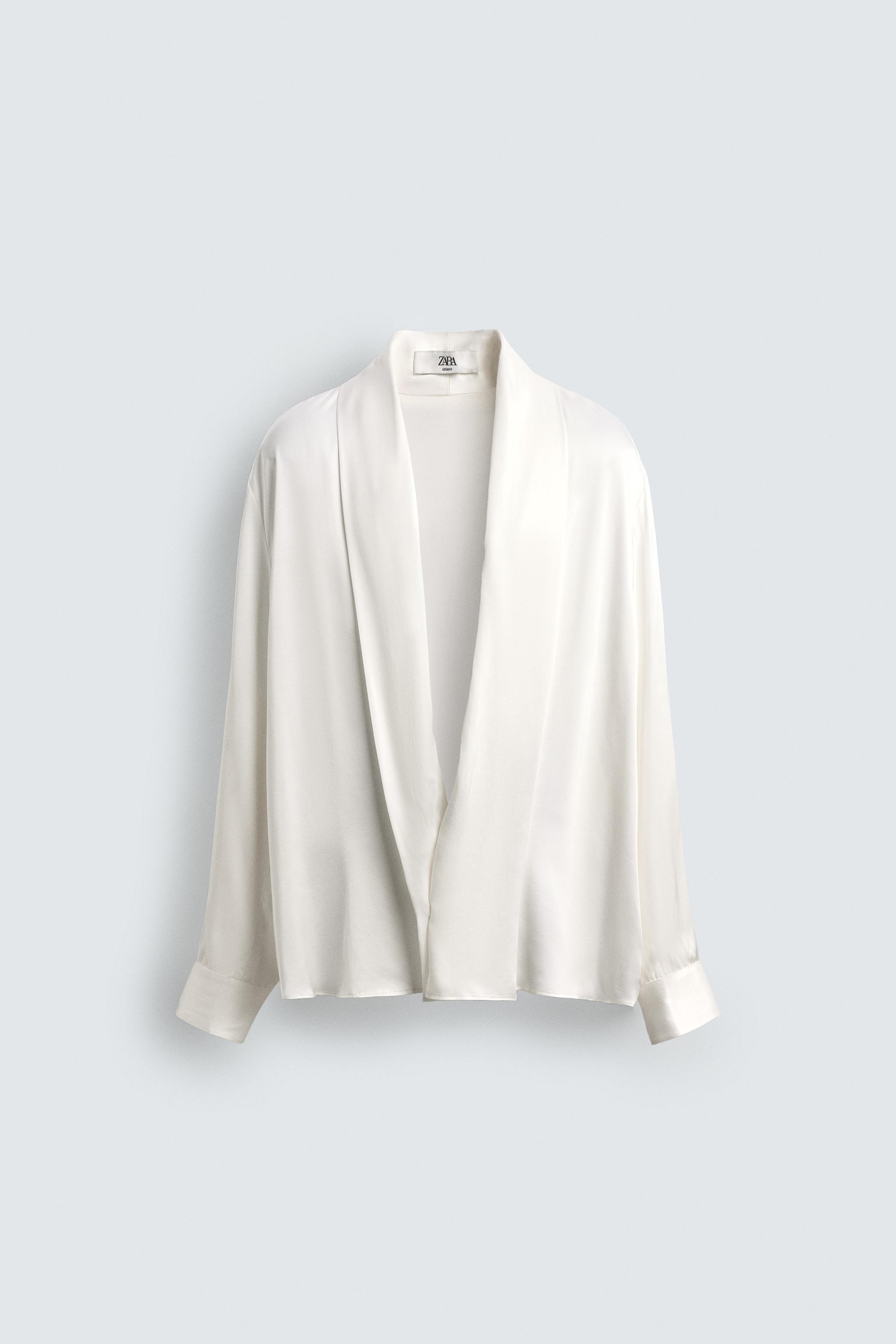 LIMITED EDITION FLOWY SHAWL COLLAR SHIRT