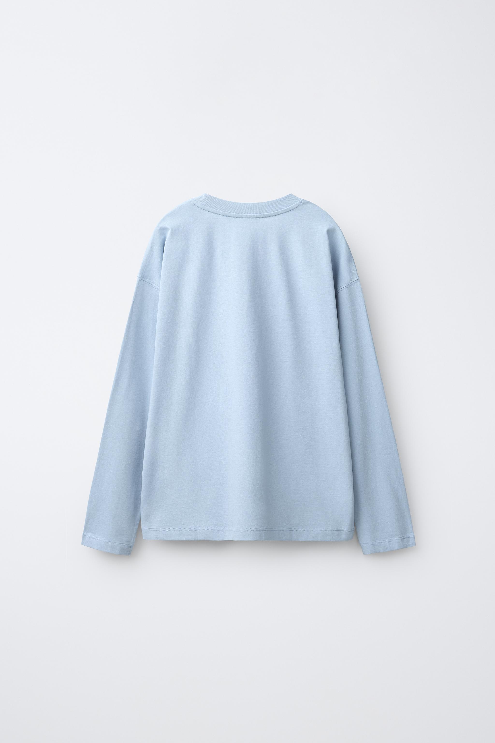 Детские футболки Zara SOLID AND STRIPED T-SHIRT PACK — фото 3