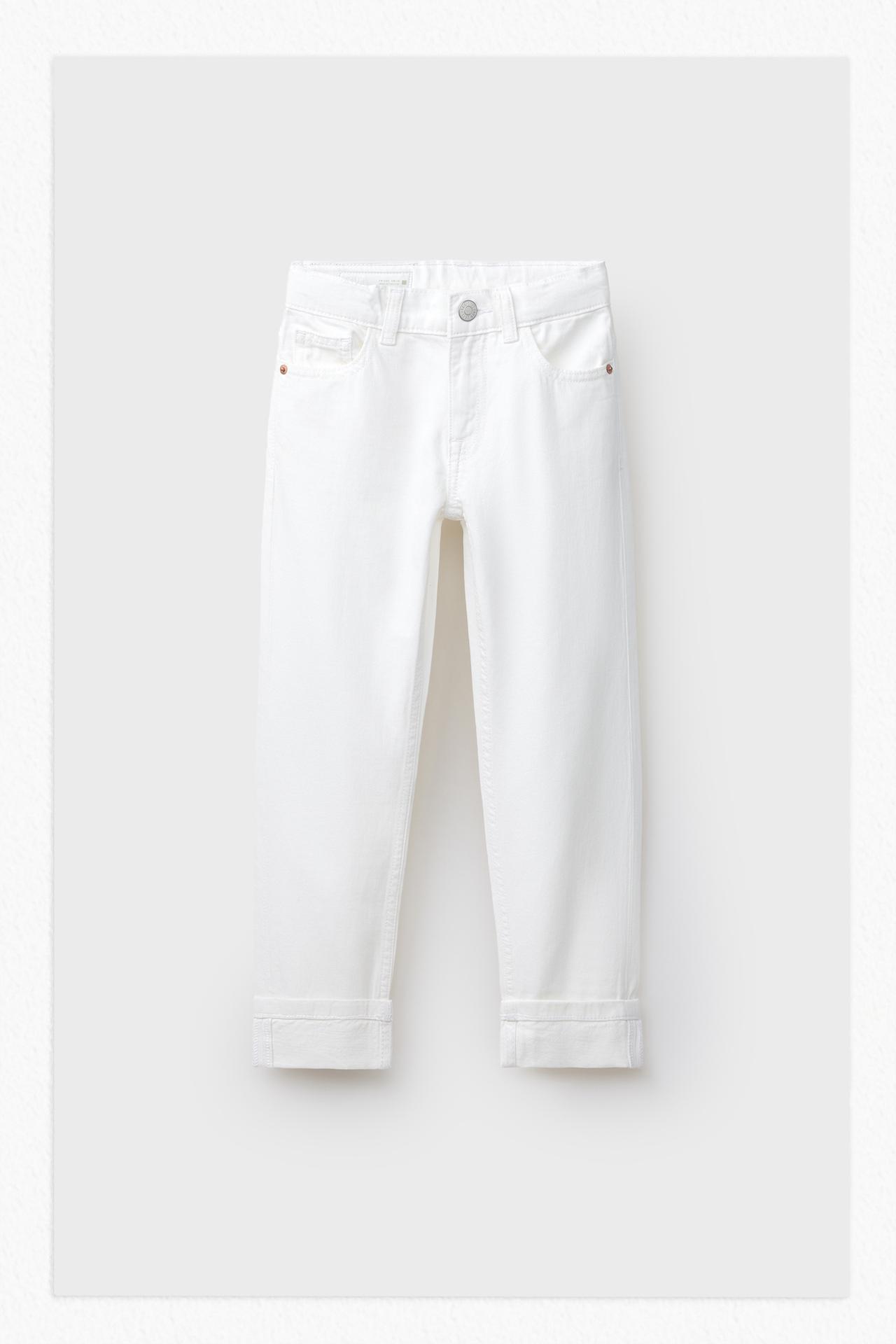 STRAIGHT LEG JEANS — White