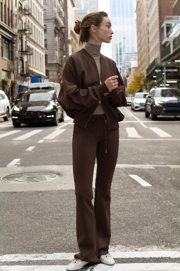 INTERLOCK BOMBER JACKET