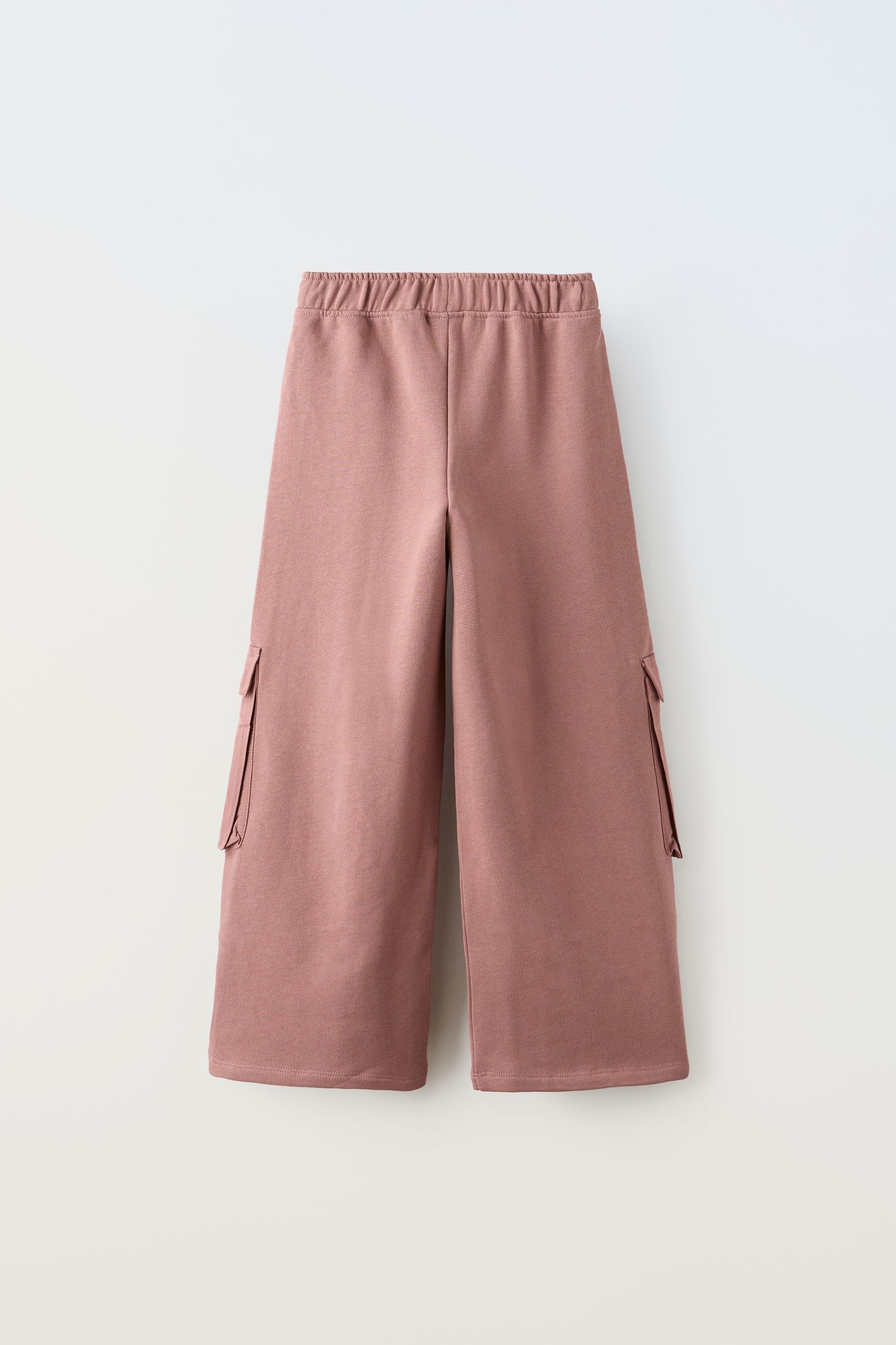 Pantalón fluido cargo gris