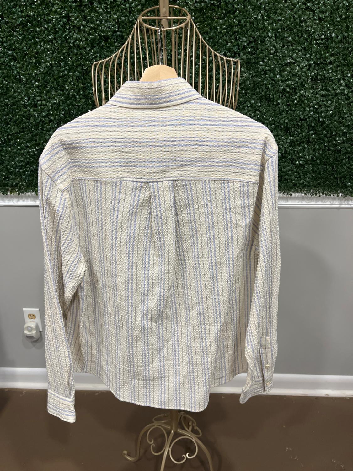 STRIPED SEERSUCKER SHIRT - Image 2